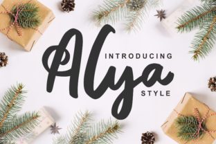 Alya: A Modern Script Font for Polished Branding