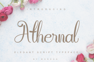 Athernal: A Luxurious Script Font for Web Design