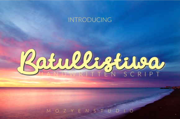 Batullistiwa: A Sweet Script for Modern Branding