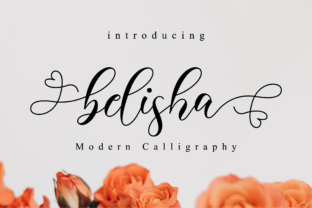 Belisha: A Modern Script Font for Makers
