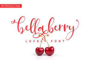 Bella Berry: A Romantic Script Font for Editorial Design