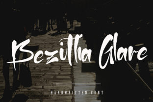 Bezitha Glare: An Authentic Script Font for Makers