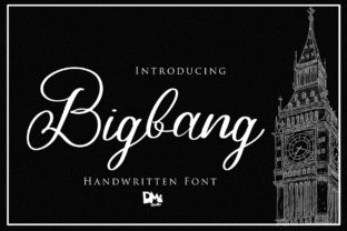 Bigbang: A Vintage Script Font for Modern Web Design