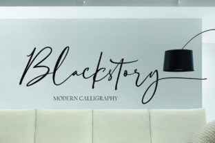 Blackstory: A Bold Script Font for Digital Brands