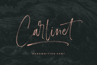Carlinet: A Sophisticated Script Handwritten Font for Makers