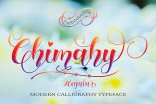 Chimahy Regular: The Elegant Script Font for Campaigns