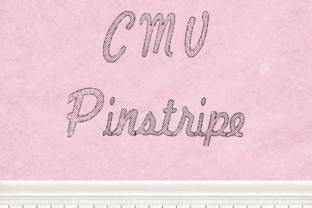 CMV Pinstripe: A Script Handwritten Font for Editorial Design