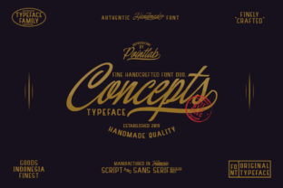 Concepts: The Handmade Script Font for Campaigns