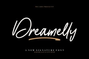 Dreamelly: A Sweet Script Font for Editorial Design