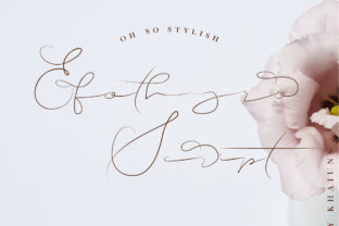 Efothyro: A Modern Script Handwritten Font for Editorial Design