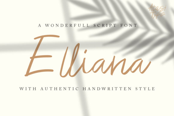 Elliana: A Natural Handwritten Script for Web Design