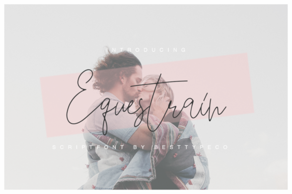 Equestrain: A Raw Script Font for Bold Branding