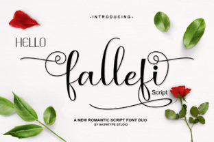 Fallefi: A Bold Script Font for Romantic Designs