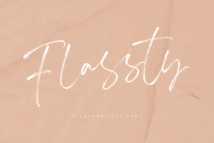 Flassty: The Script Font for Polished Branding