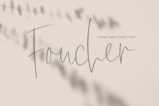 Foucher: A Modern Script Font for Digital Design