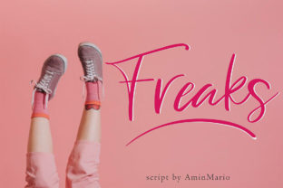 Freaks: A Premium Script Handwritten Font for Web Design