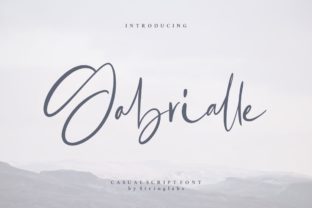Gabrialle: A Premium Script Font for Your Brand