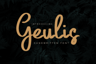 Geulis: The Modern Script Font for Campaigns