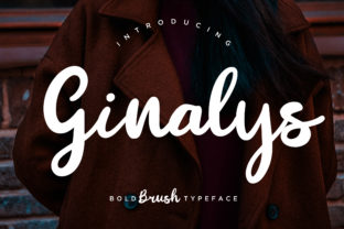 Ginalys: A Bold Script Font for Editorial Design