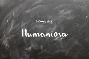 Humaniora: A Sweet Script Handwritten Font for Makers