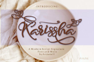 Karrisha: A Bold Script Font for Makers