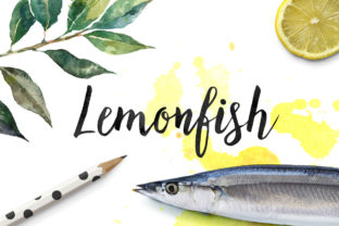 Lemonfish: A Cute Handlettered Script for Makers