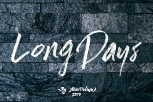 Long Days: The Authentic Brush Script for Your Brand
