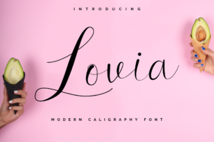 Lovia: The Elegant Script Font for Handmade Brands
