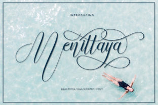 Menittaya: A Romantic Script Font for Editorial Design