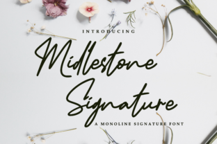 Midlestone: A Sweet Script Handwritten Font for Makers