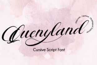 Quenyland: A Sweet Script Font for Modern Campaigns