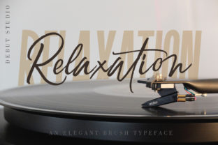 Relaxation: A Contemporary Script Font for Editorial Design