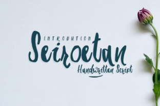 Seiroetan: A Rough Script Font for Authentic Web Design