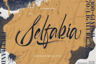 Selfakia: A Bold Script Typeface for Web Design