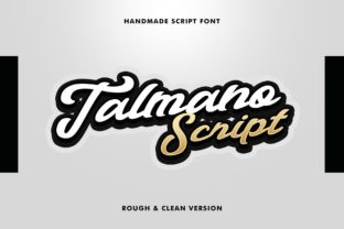 Talmano: A Vintage Script Font for Crafters