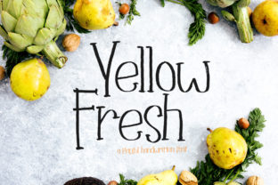Yellow Fresh: A Playful Script Font for Web Design
